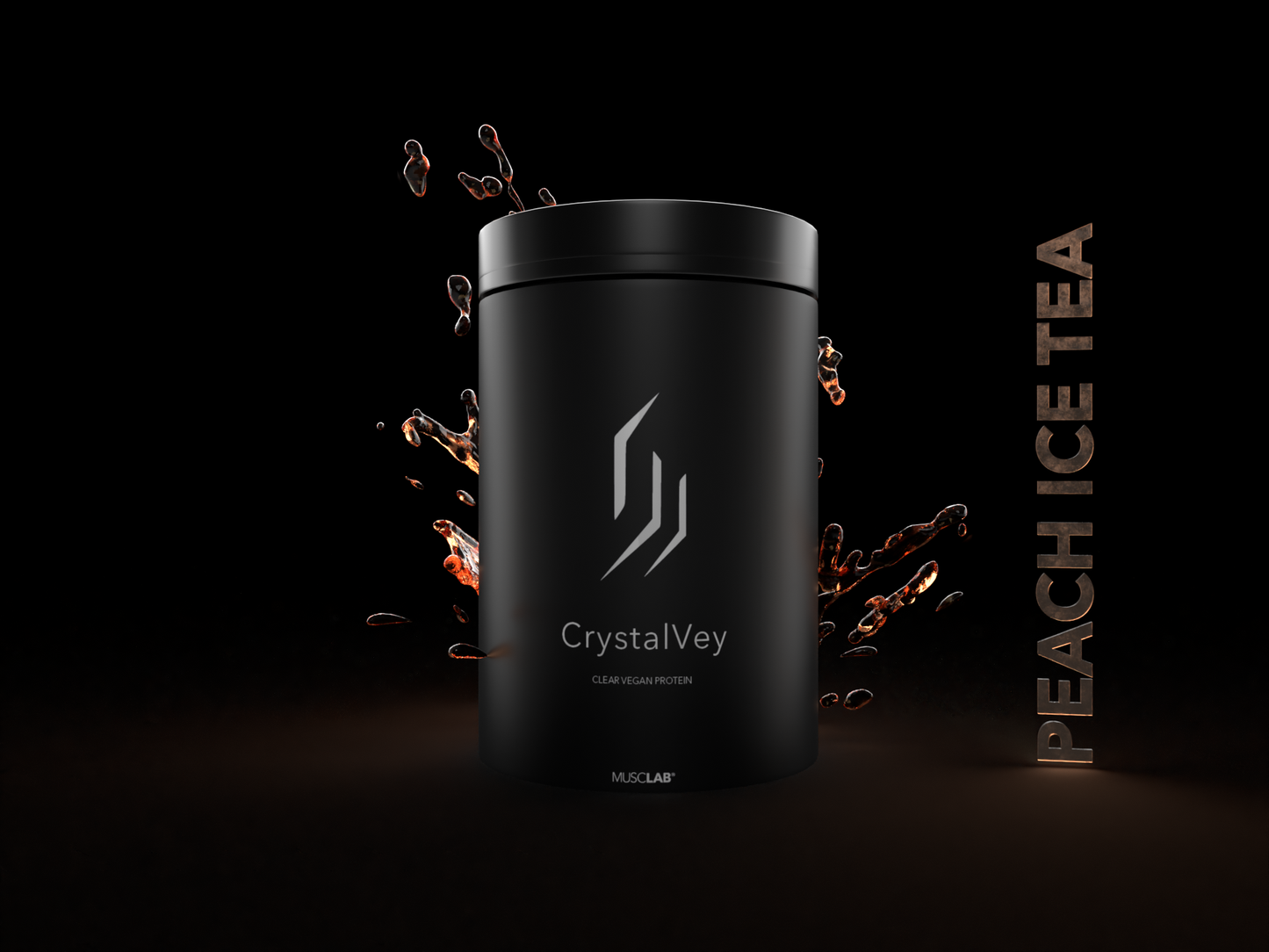 CrystalVey® – Premium Veganes Proteinpulver